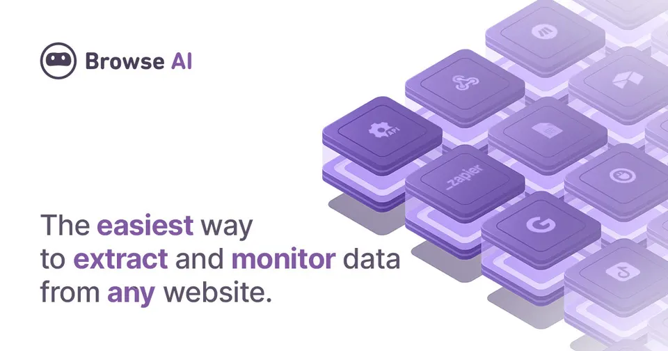 Browse AI: Point-and-click robots that extract and monitor web data.