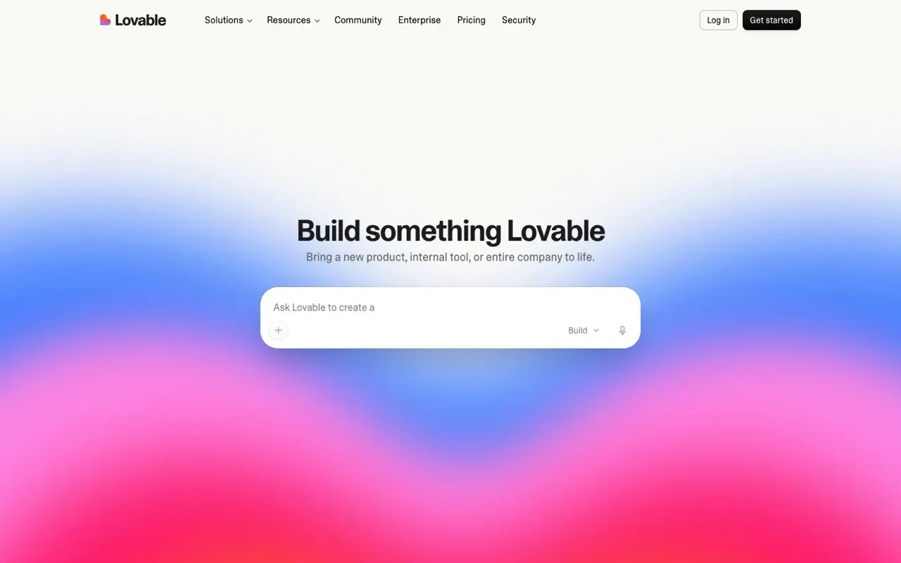 Lovable screenshot