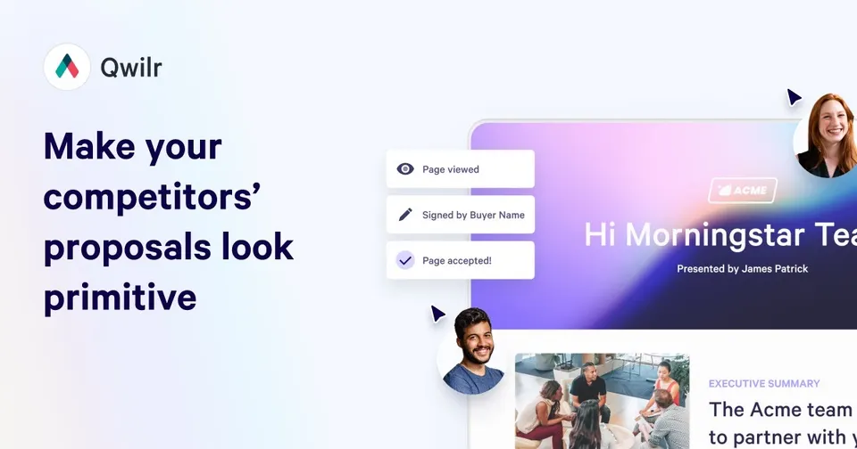 Qwilr: Propuestas comerciales como páginas web interactivas.