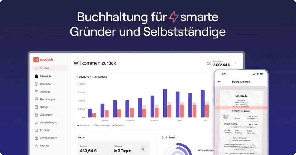 sevDesk screenshot