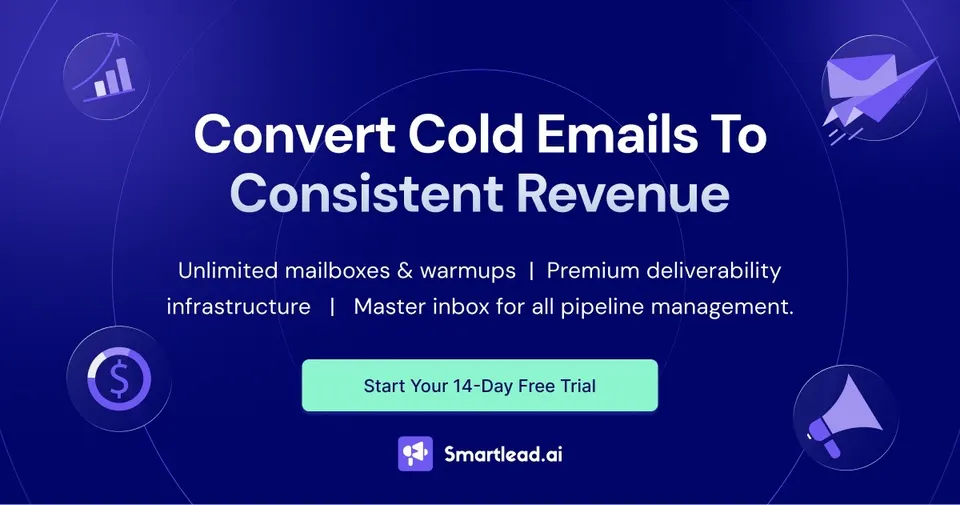 Smartlead: Cold email sent from many mailboxes at once.