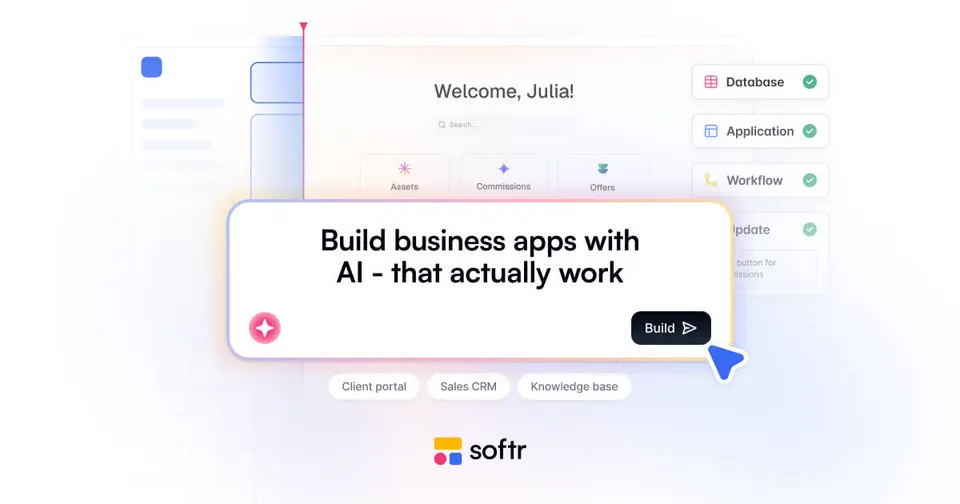 Softr: Client portals and internal tools without code.