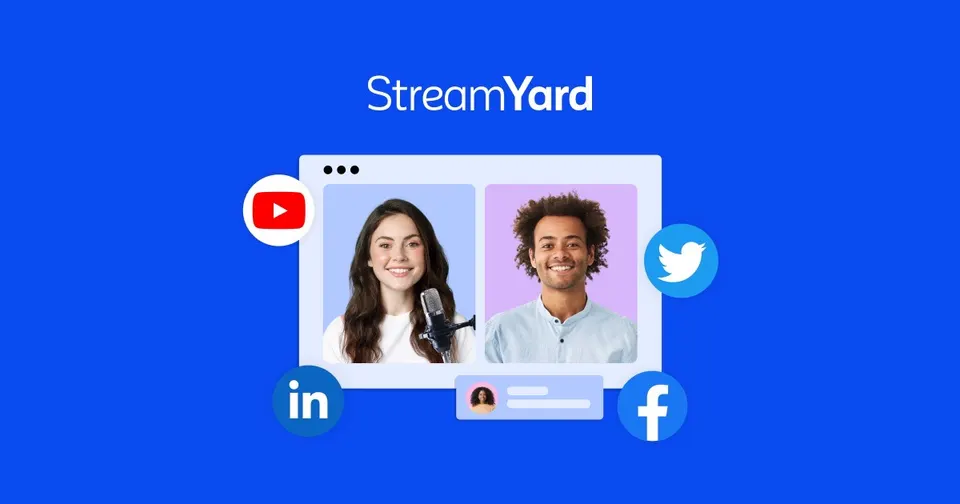 StreamYard: Live streaming and recording studio in the browser.